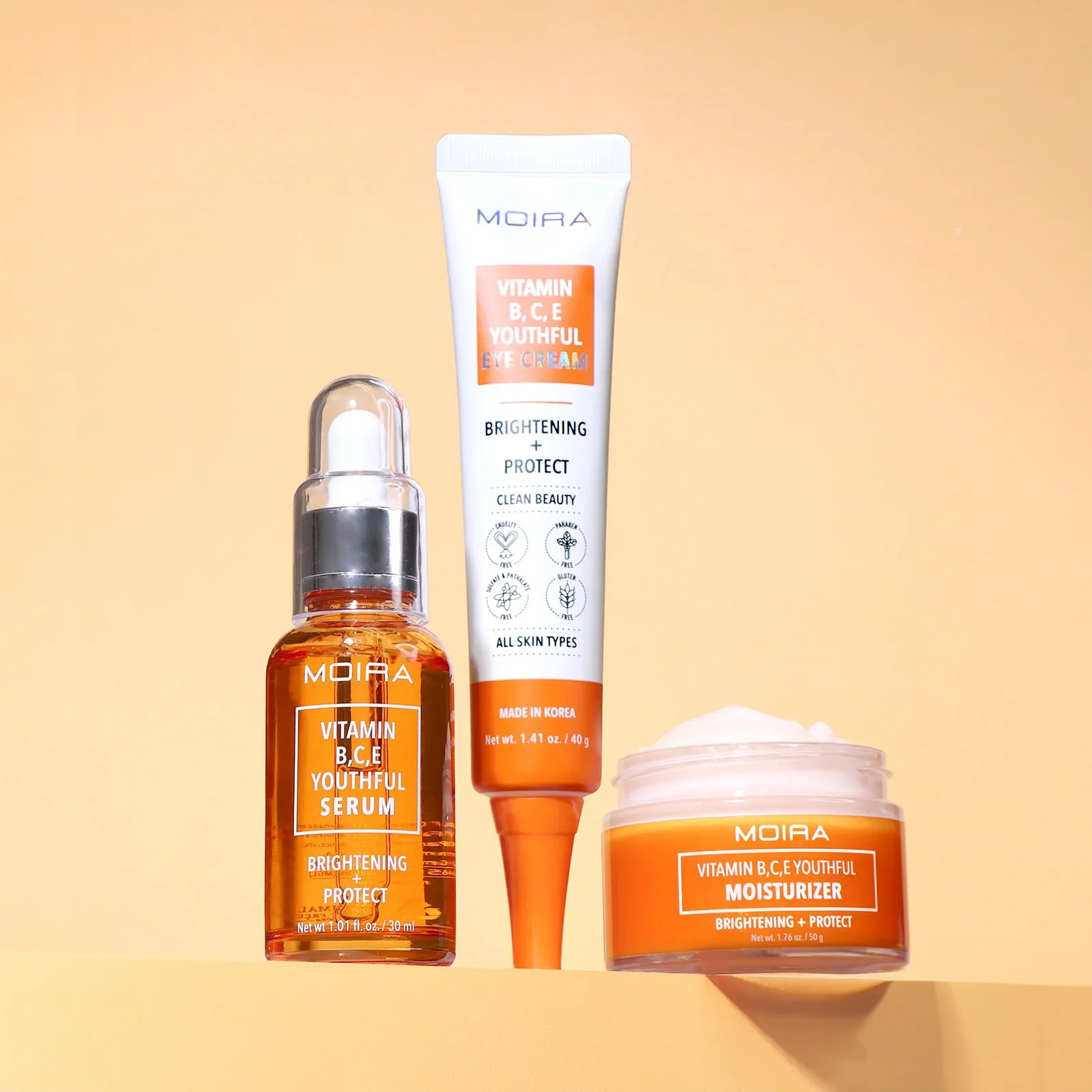 Vitamin B,C,E Youthful Skincare Bundle