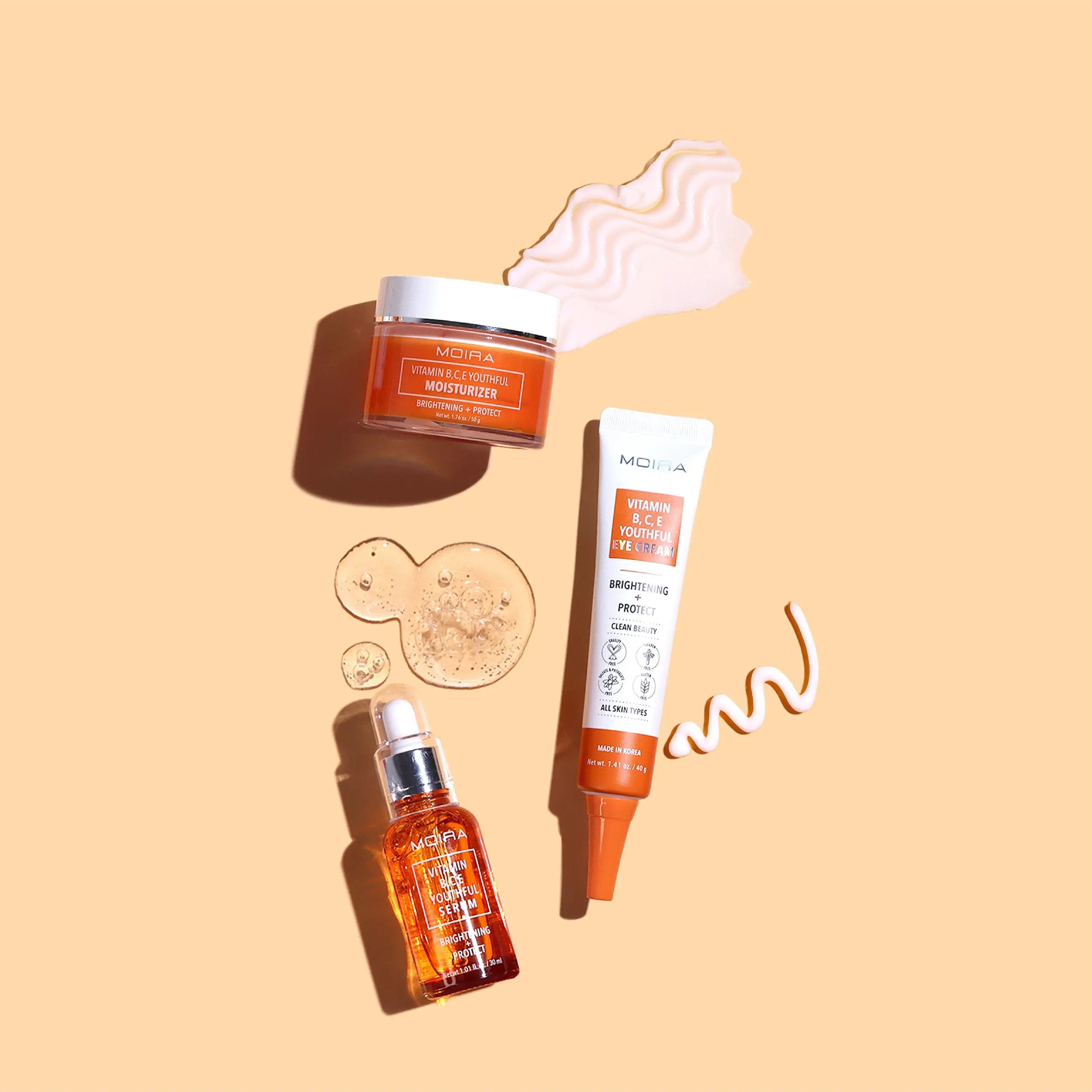 Vitamin B,C,E Youthful Skincare Bundle