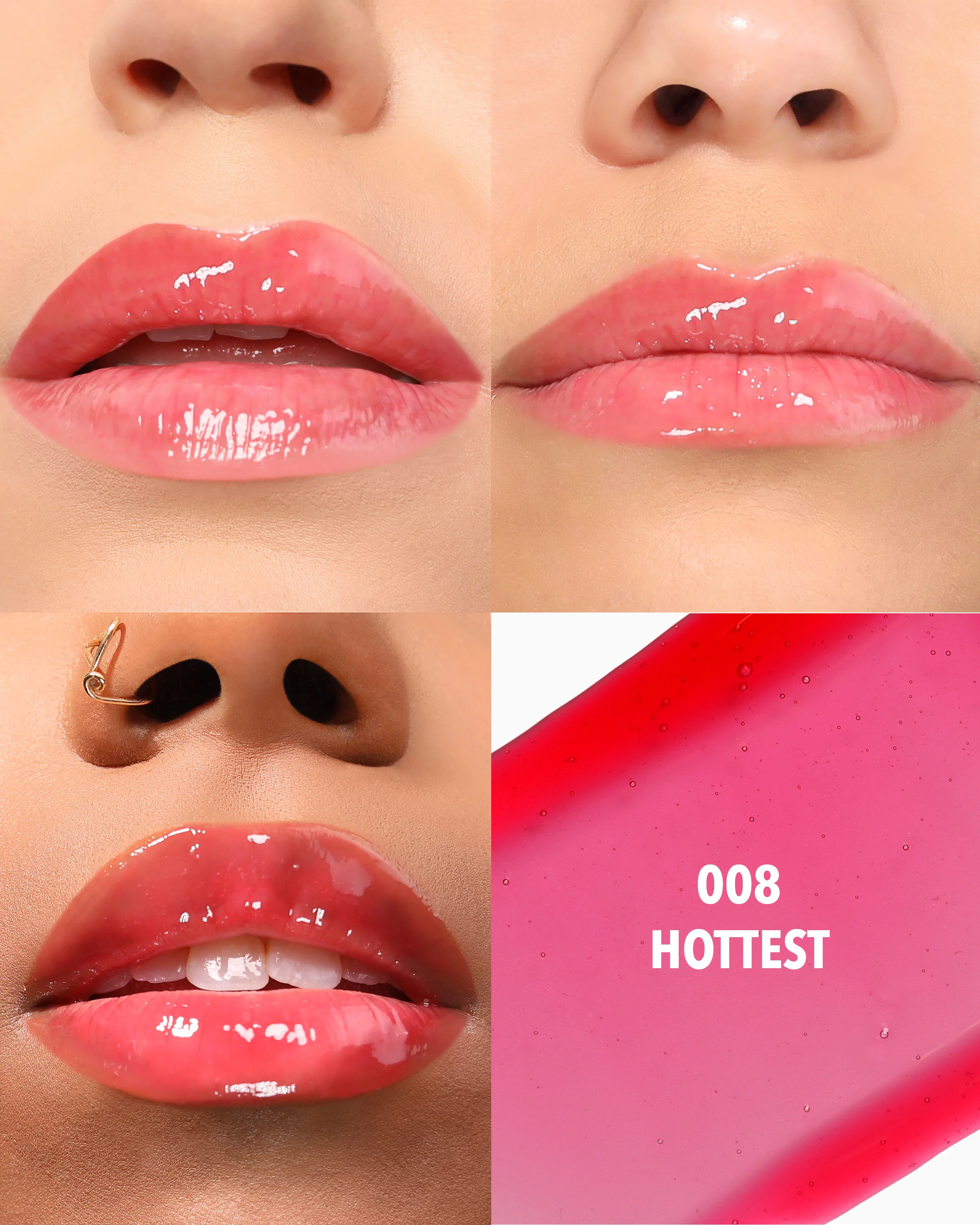 1400-Lip-Glaze-Oil-Plumper-008-Hottest-4.webp Lip Glaze Oil Plumper (008, Hottest)