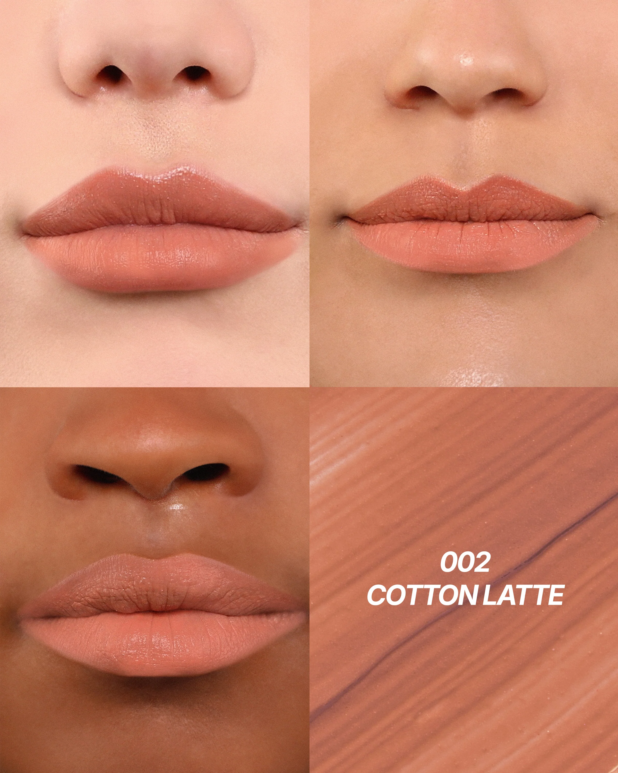 Cushion Kiss Lip Cream (002, Cotton Latte)