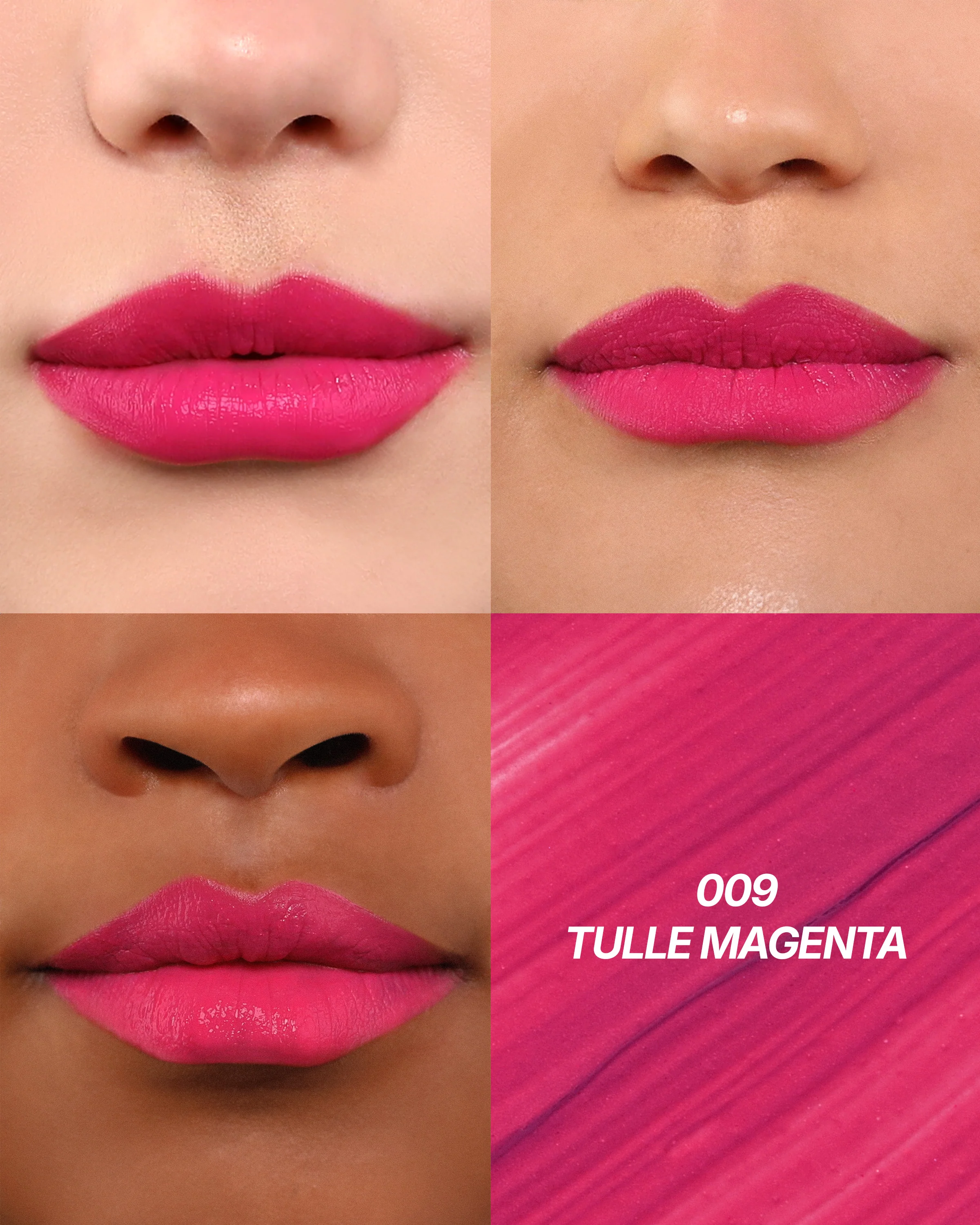 Cushion Kiss Lip Cream (009, Tulle Magenta)