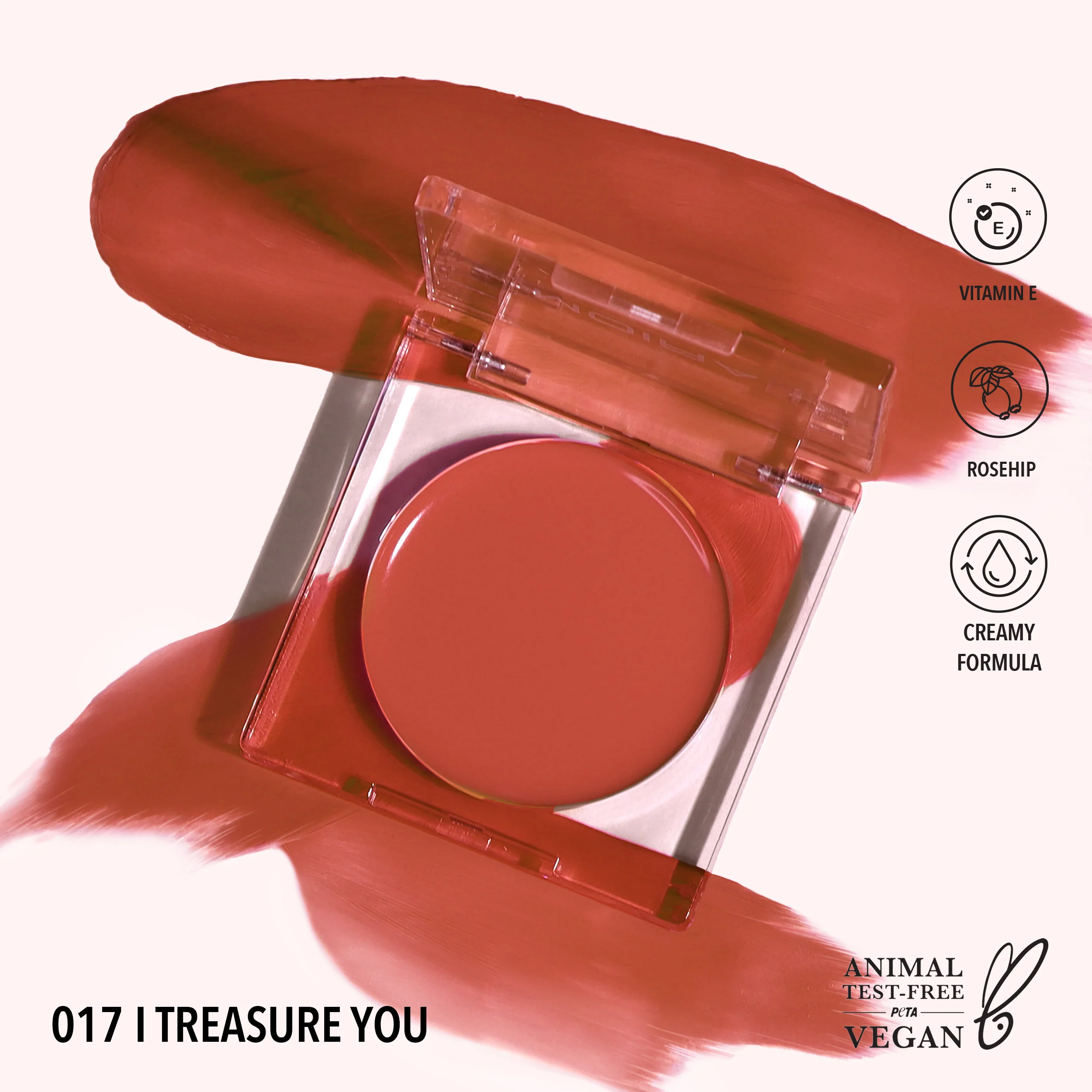 Loveheat Cream Blush (017, I Treasure You)