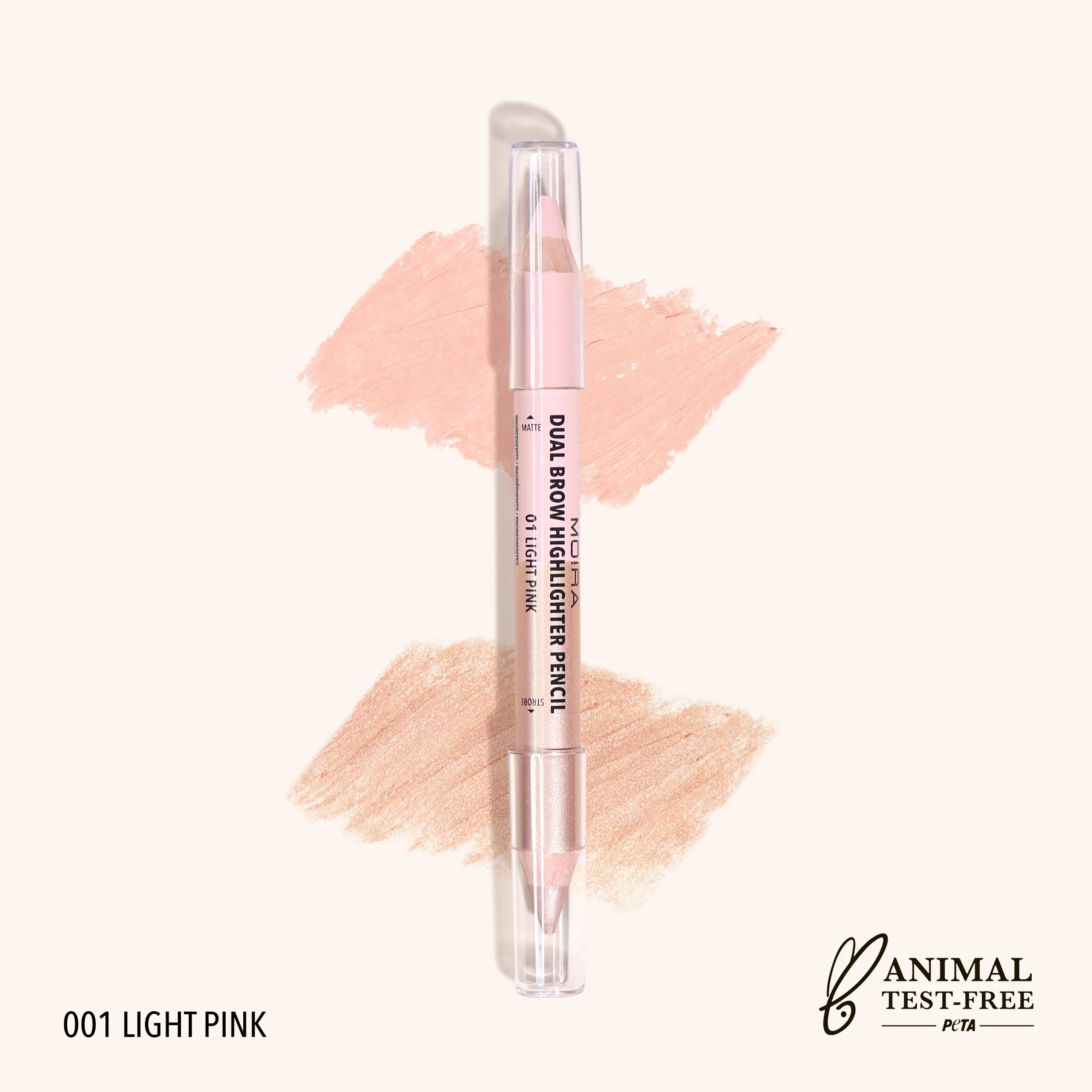 Dual Brow Highlighter Pencil (001, Light Pink)