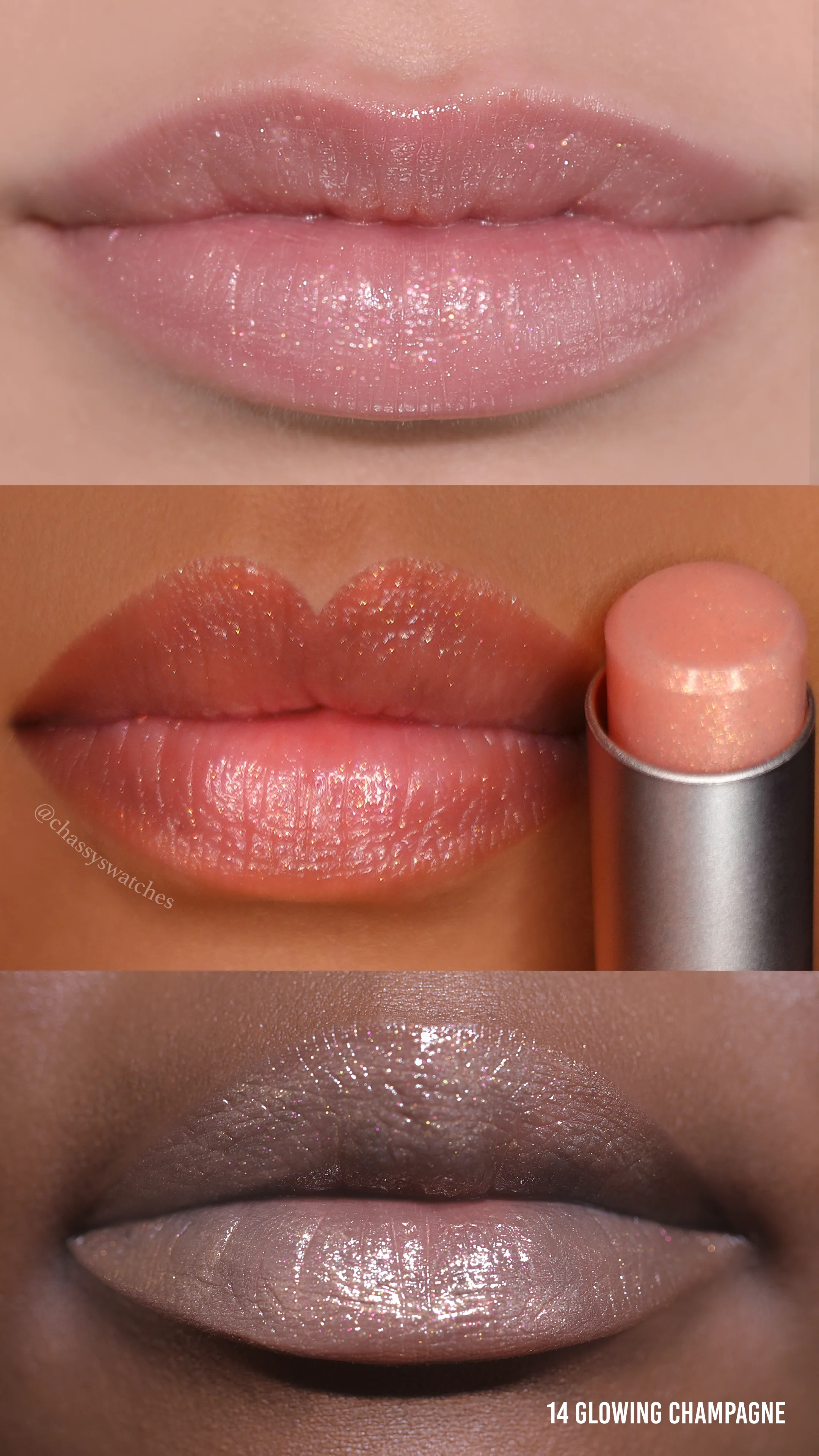 Signature Lipstick (014, Glowing Champagne)