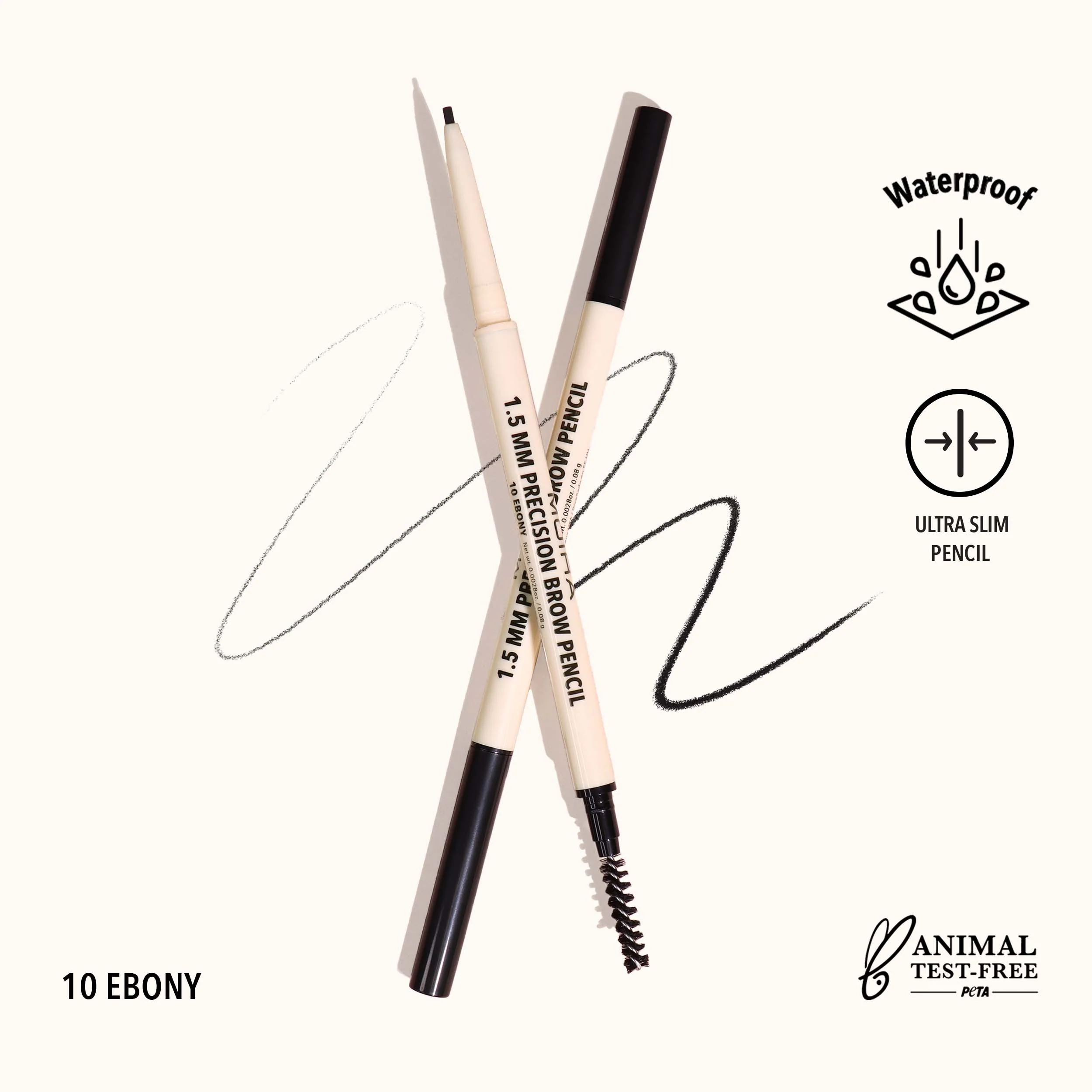 Precision Brow Pencil (010, Ebony)