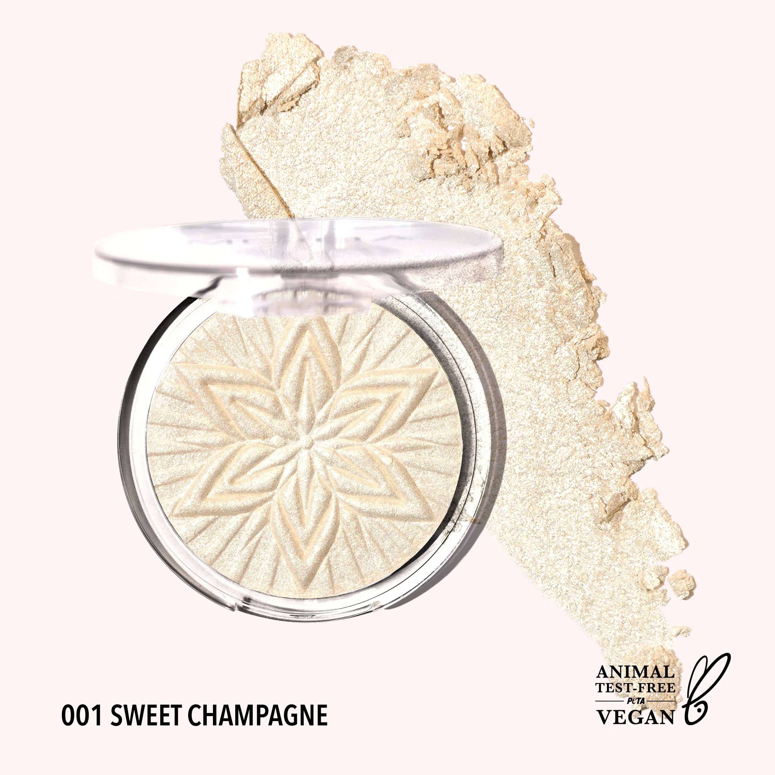 Sun Glow Face & Body Highlighter (001, Sweet Champagne)