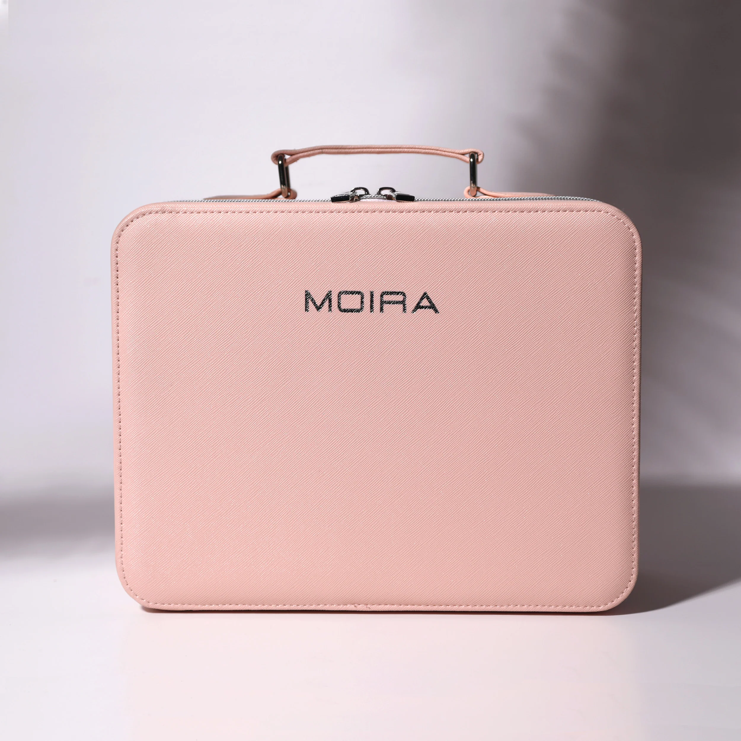 Rechargeable LED Mirror Travel Makeup Case