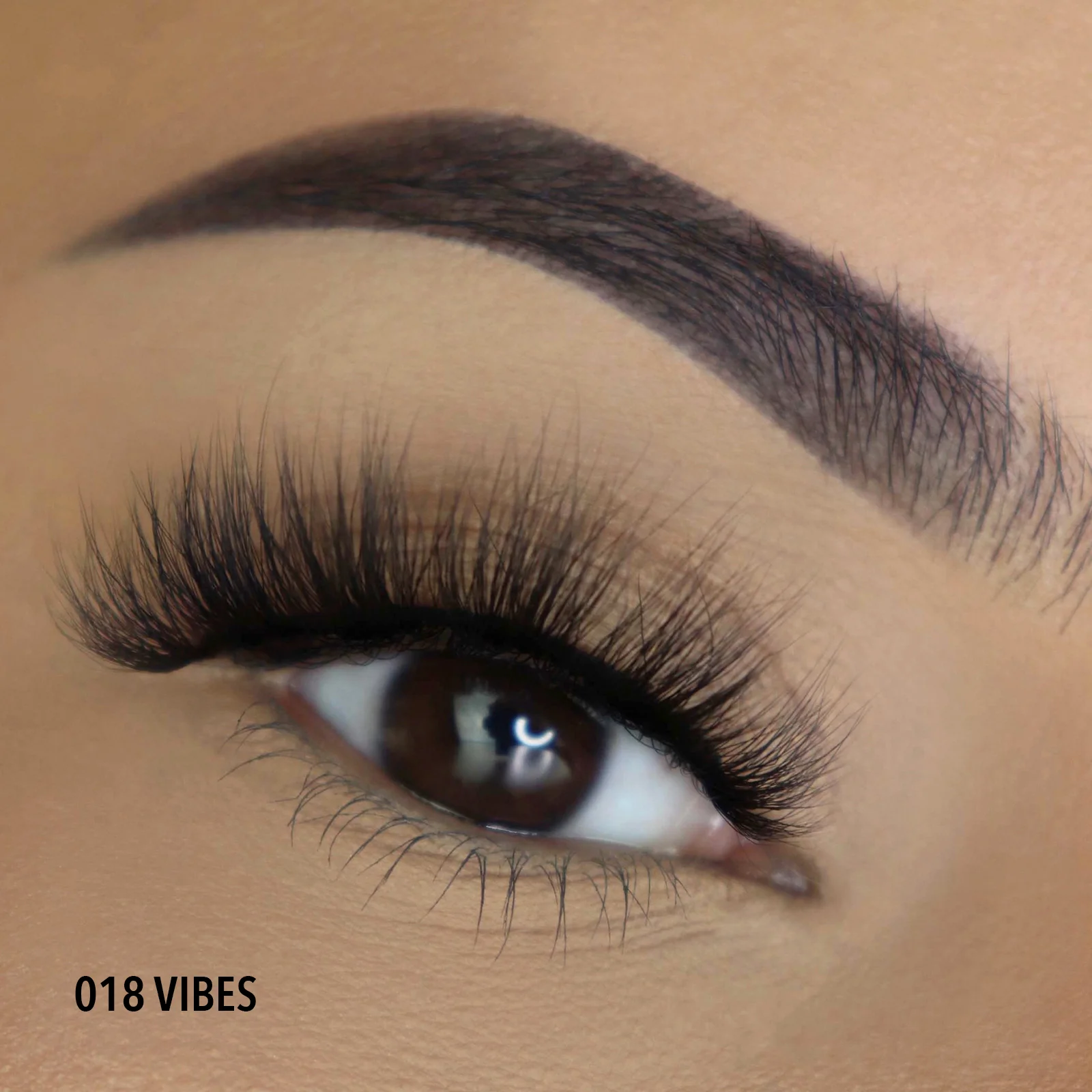 3D Effect Bionic Vegan Faux Mink Lashes (018, Vibes)