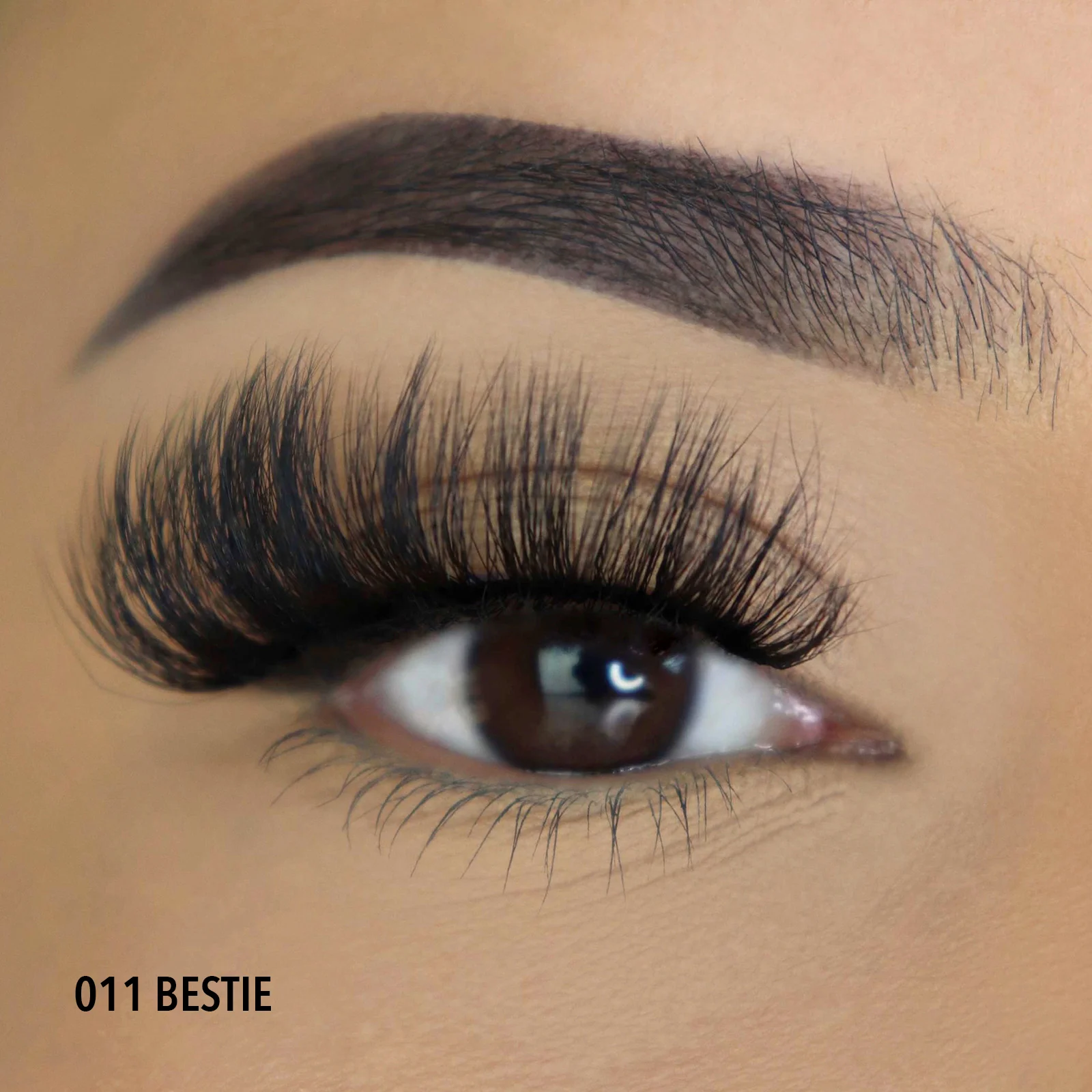 3D Effect Bionic Vegan Faux Mink Lashes (011, Bestie)