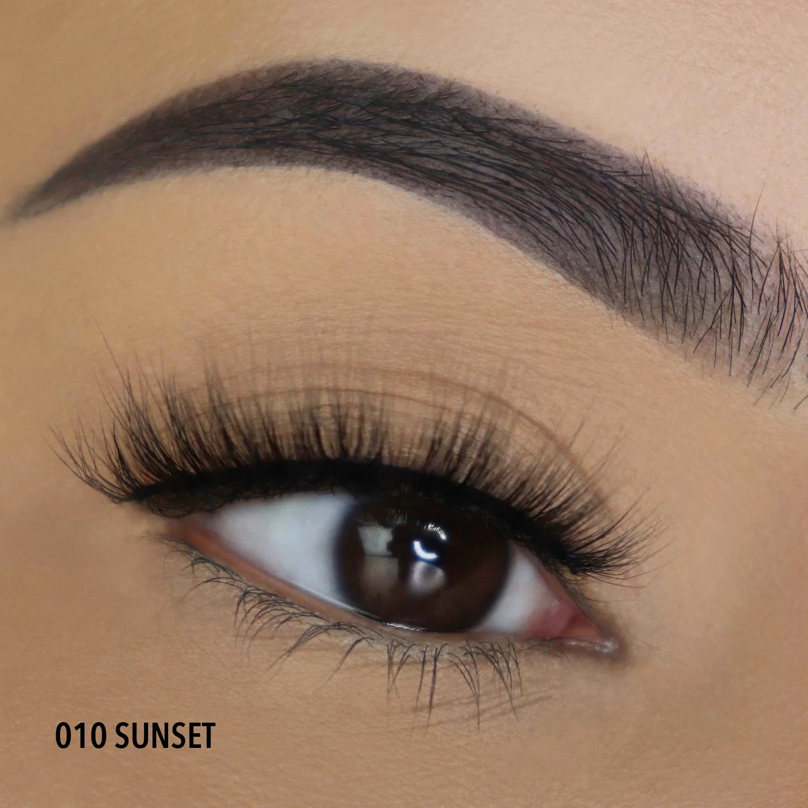 3D Effect Bionic Vegan Faux Mink Lashes (010, Sunset)