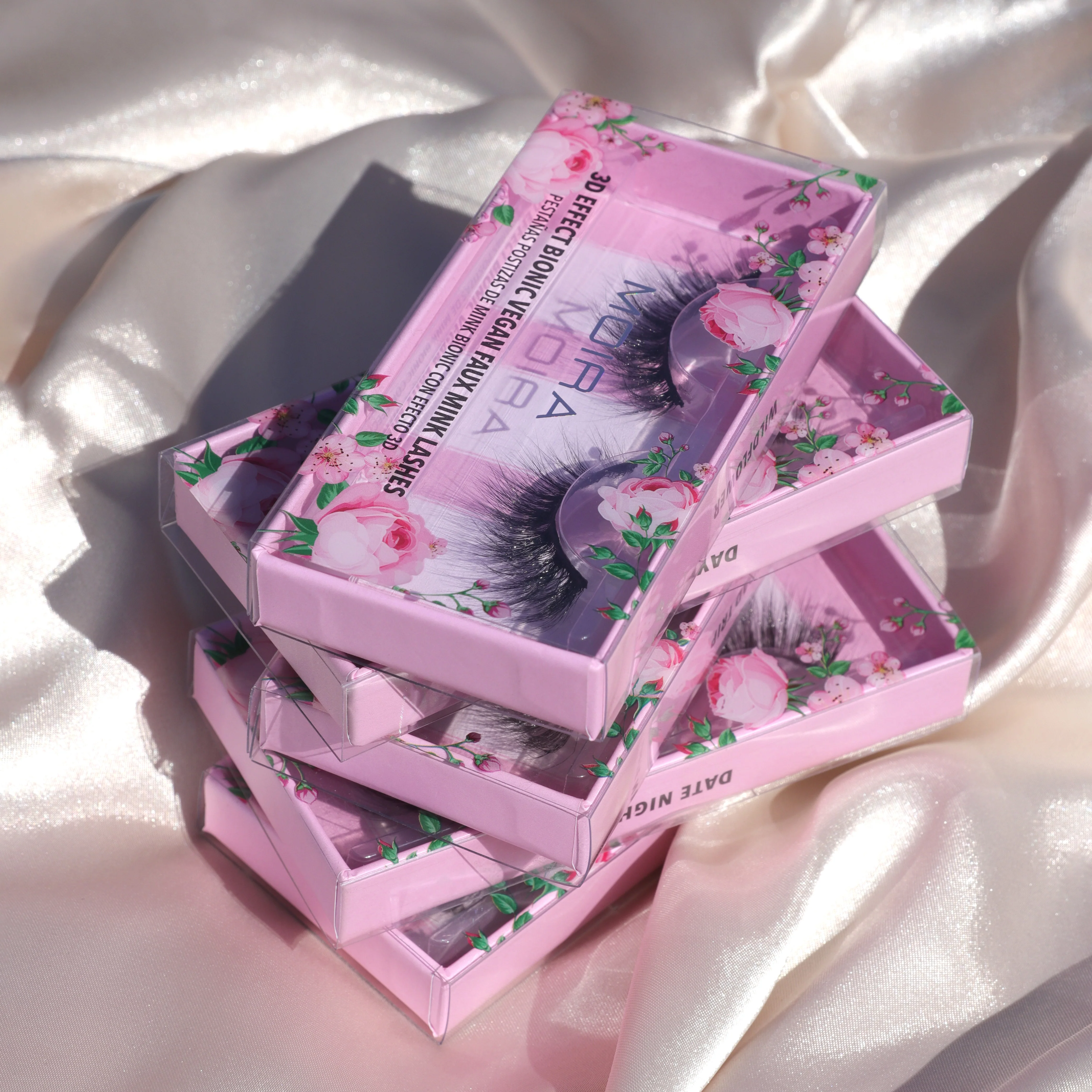 3D Effect Bionic Vegan Faux Mink Lashes (008, Wildflower)